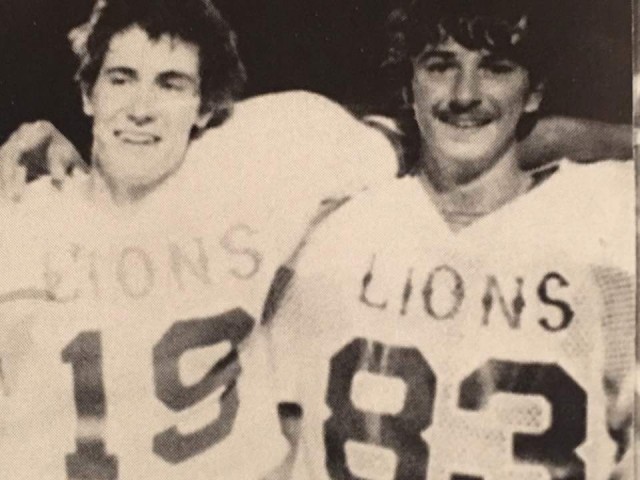 Nathan Shannon and Steve Johnson. New Deal High School 1983